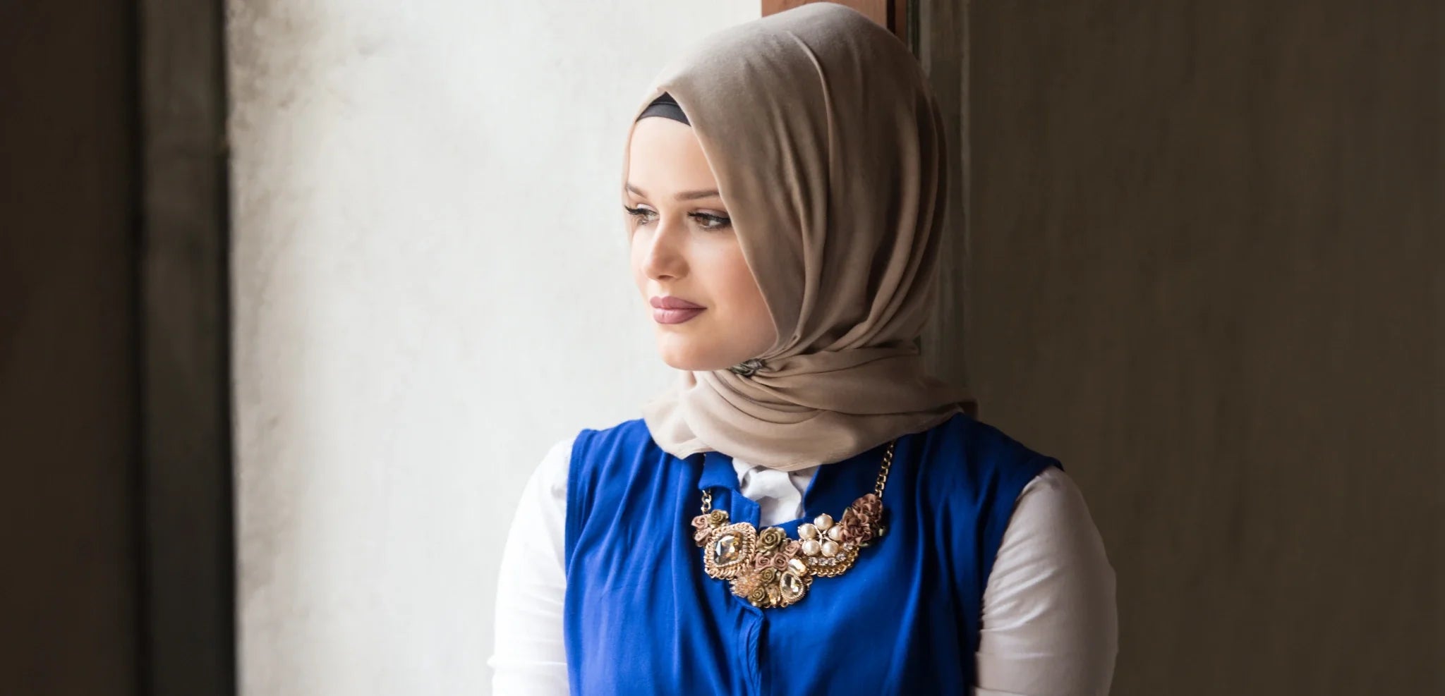 hijab combination with blue dress and Shawl Combinations – SoulOfModesty Size:57 (6'0