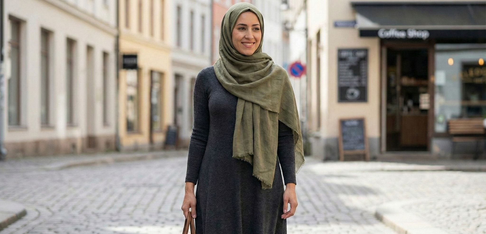 Gri Elbiseye Hangi Renk Eşarp Gider? | Soul of Modesty