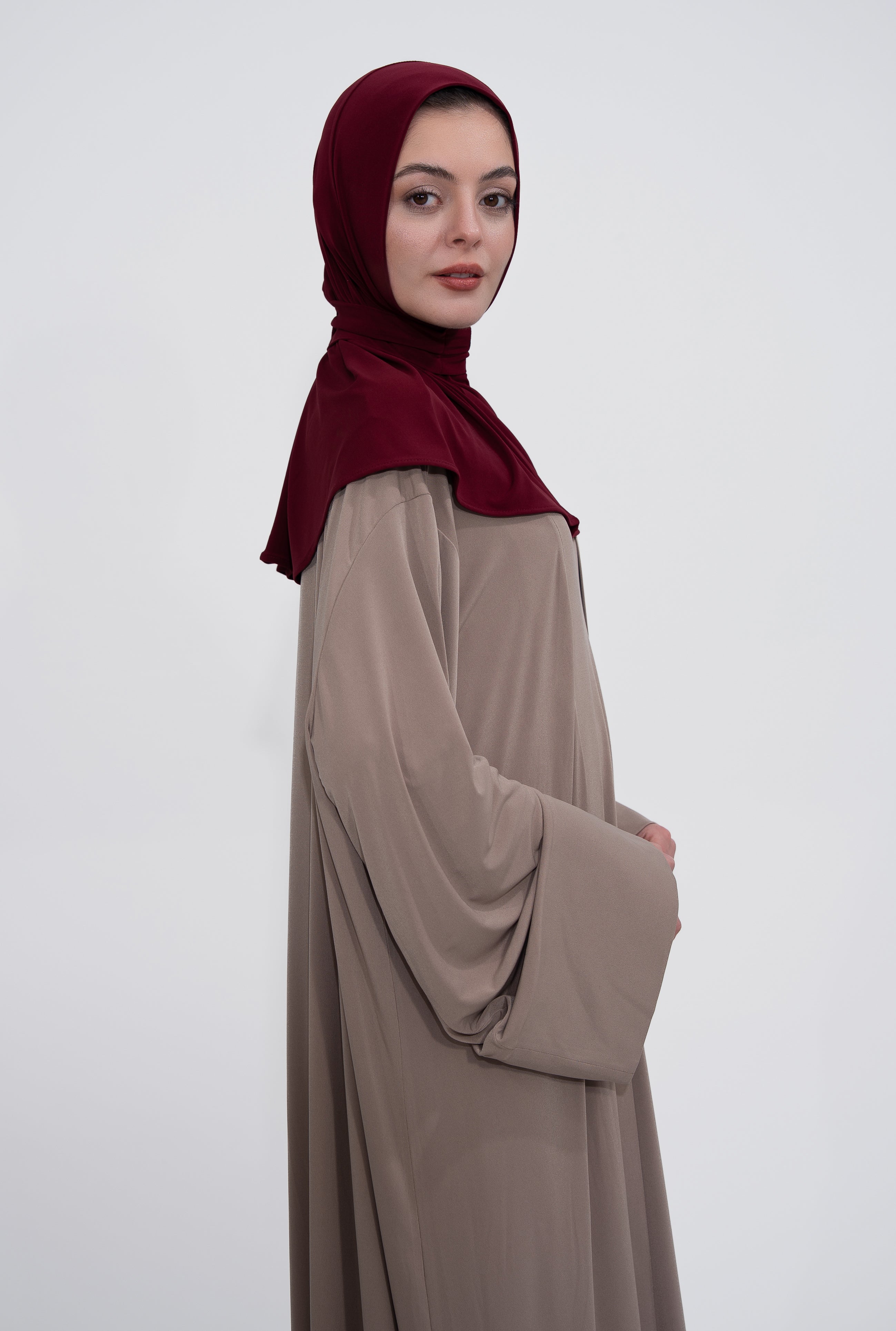 Hijab Kaftan - Charcoal Black