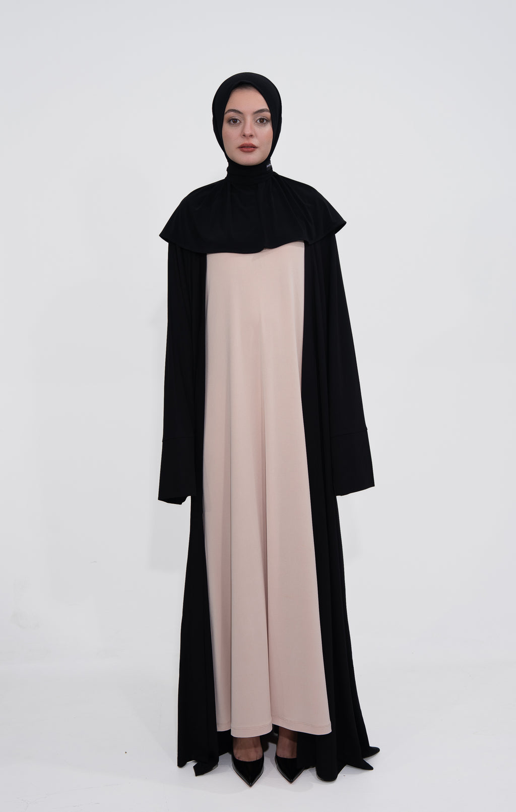 Hijab Kaftan - Charcoal Black