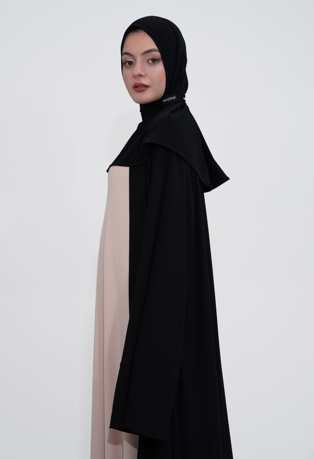 Hijab Kaftan - Charcoal Black