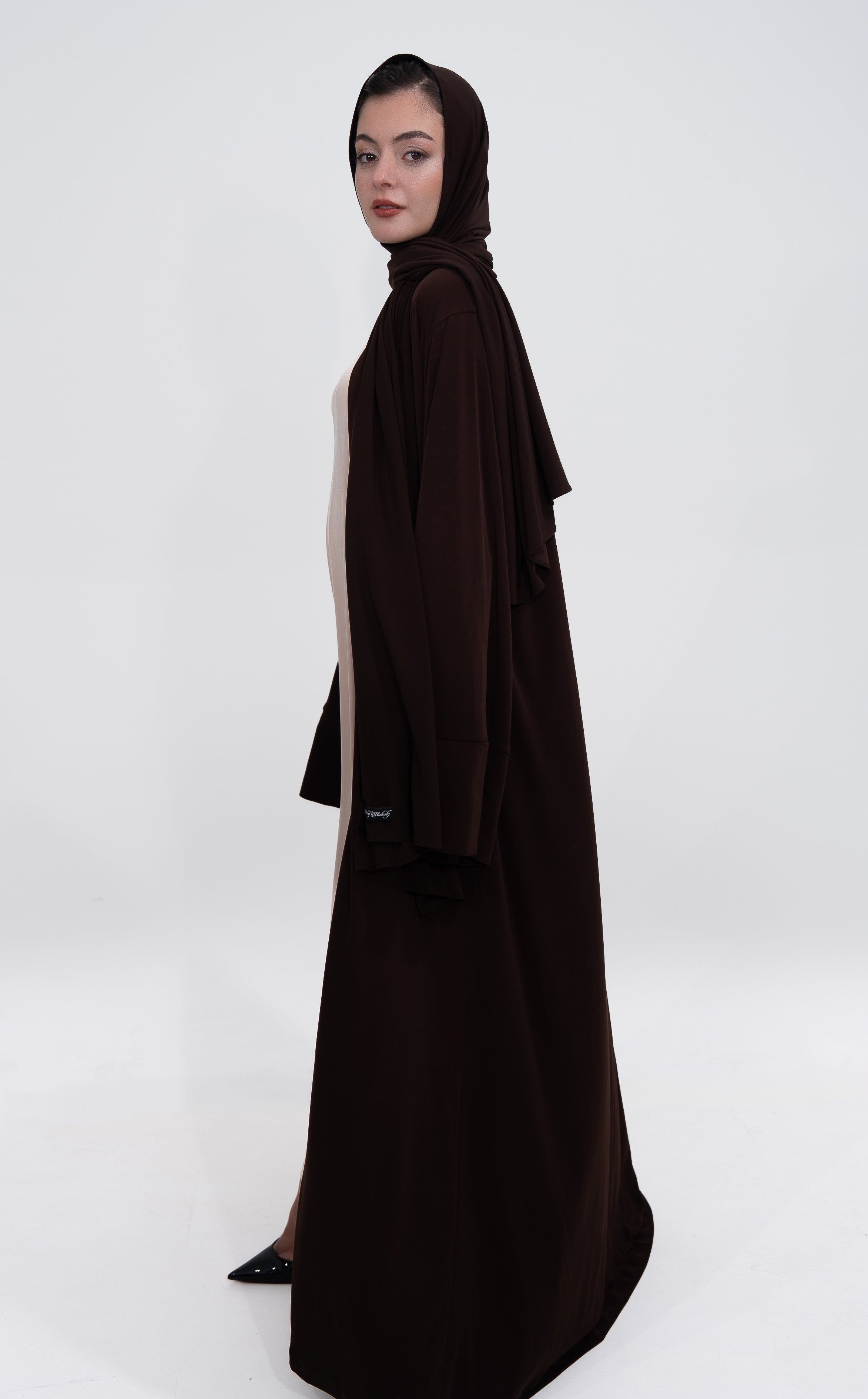 Hijab Kaftan - Charcoal Black