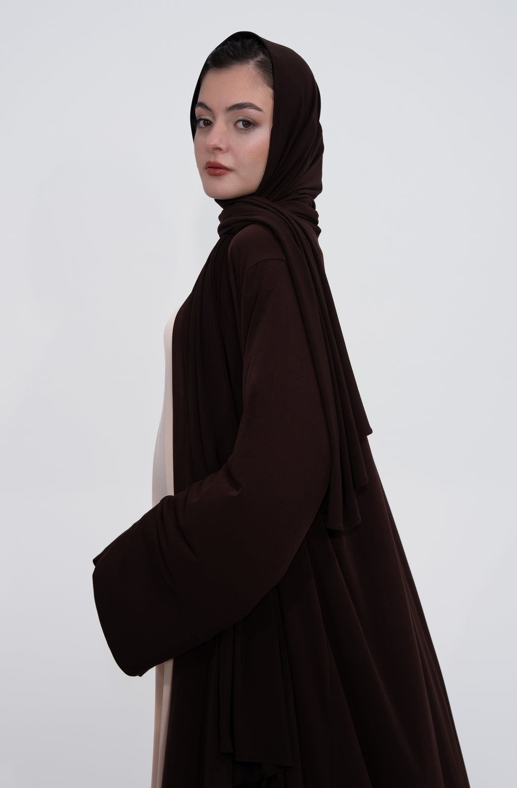 Hijab Kaftan - Charcoal Black