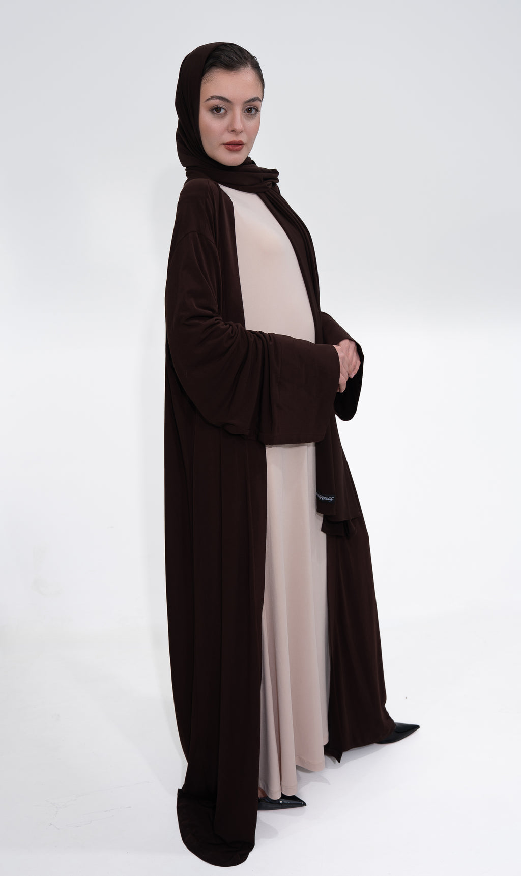 Hijab Kaftan - Charcoal Black