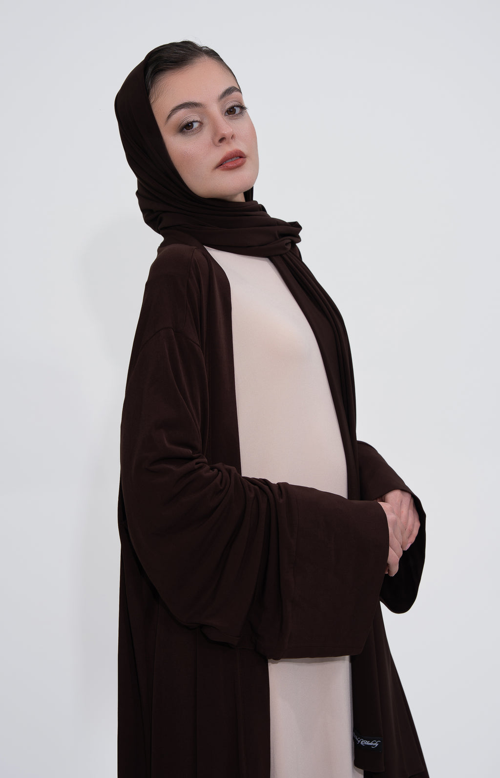 Hijab Kaftan - Charcoal Black