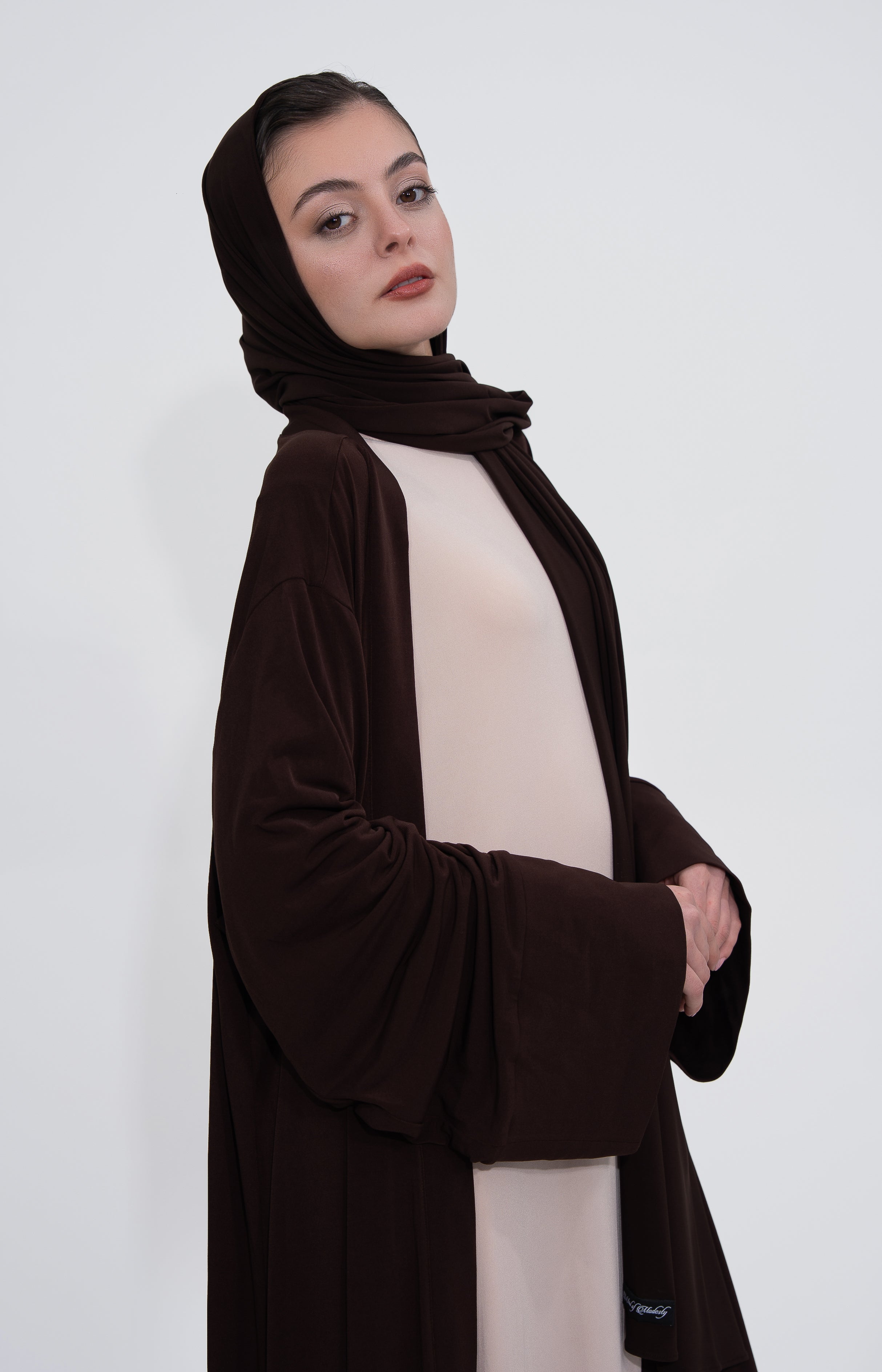 Hijab Kaftan - Charcoal Black