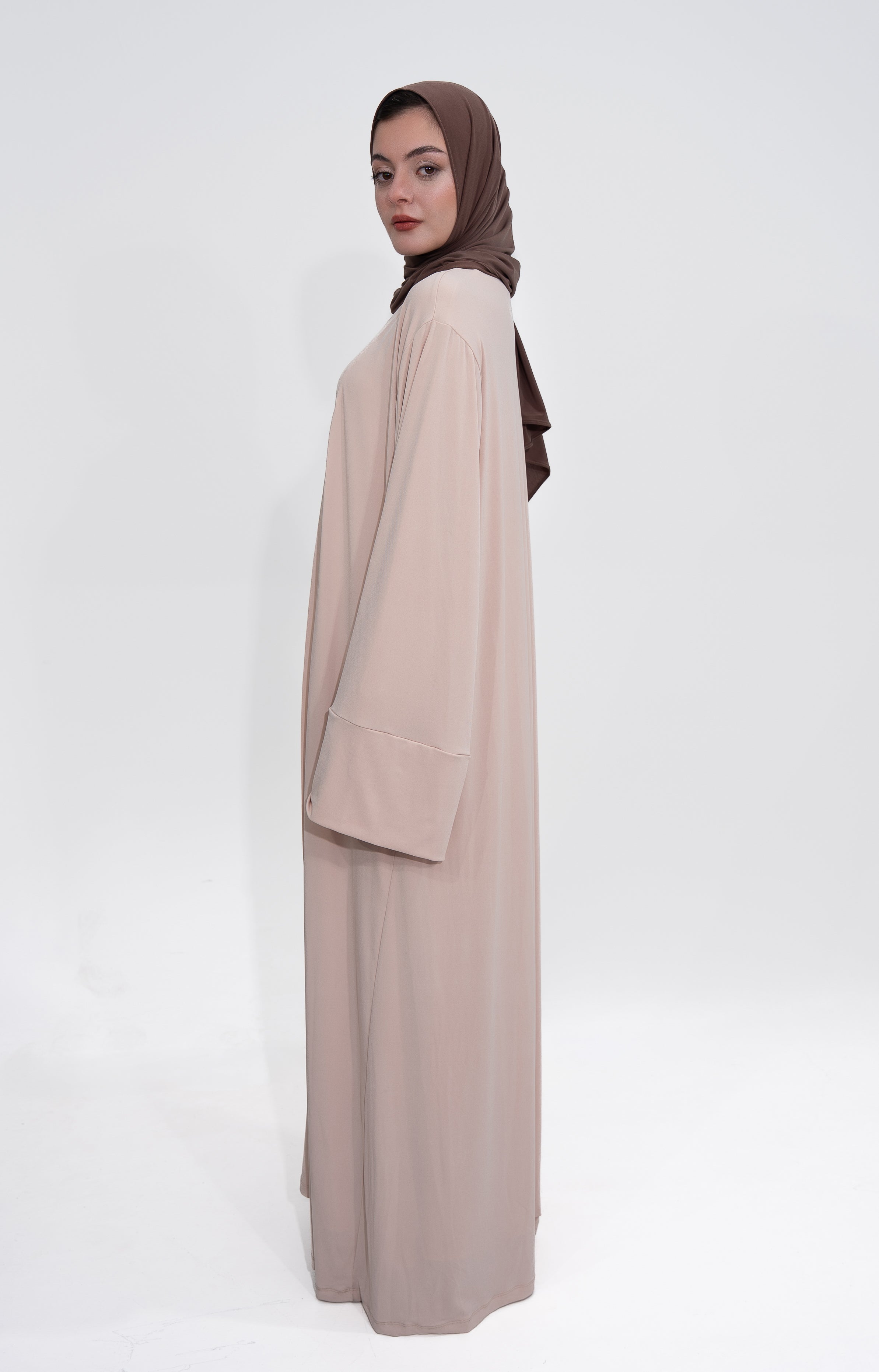 Hijab Kaftan - Charcoal Black