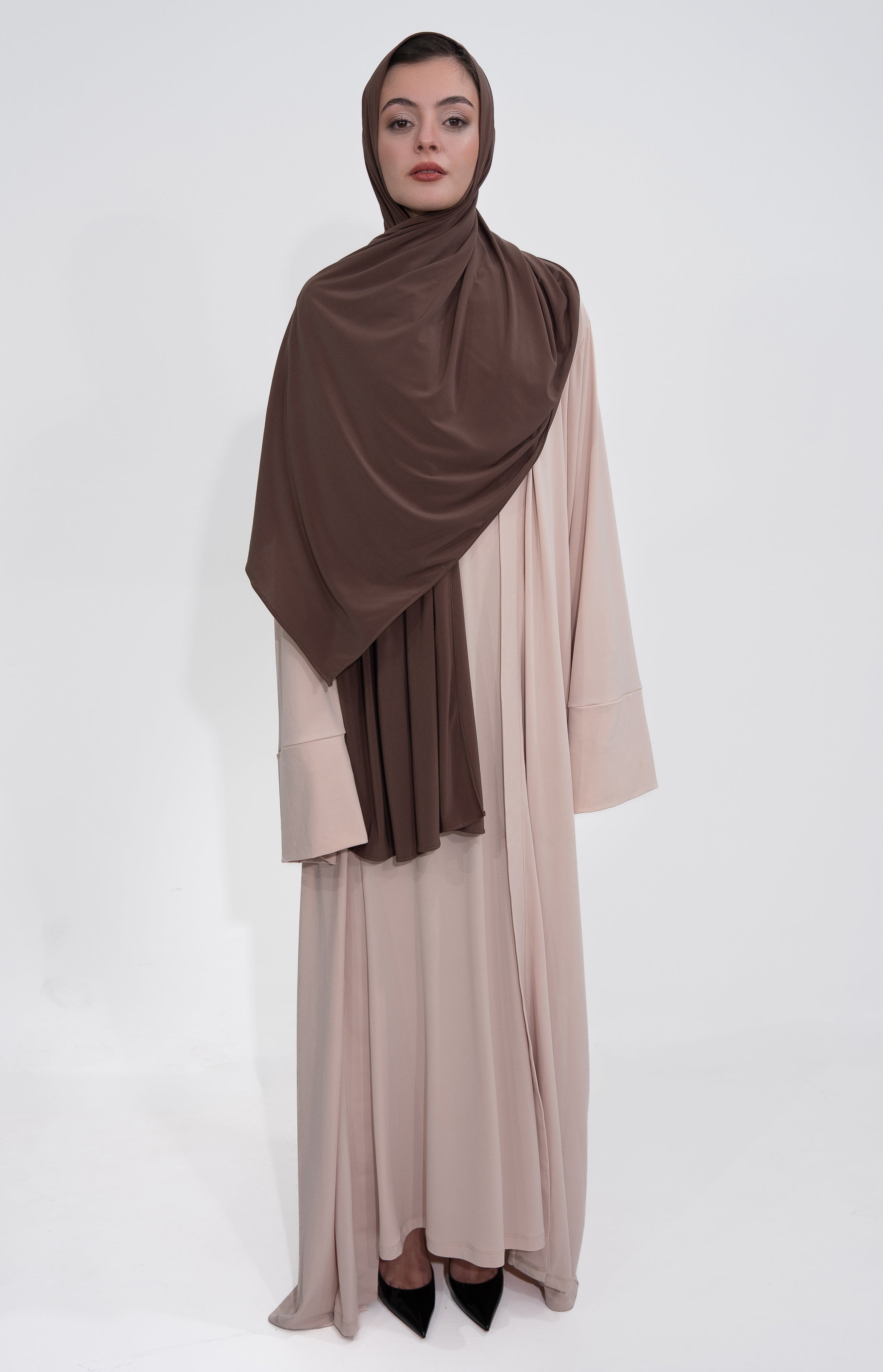 Hijab Kaftan - Charcoal Black