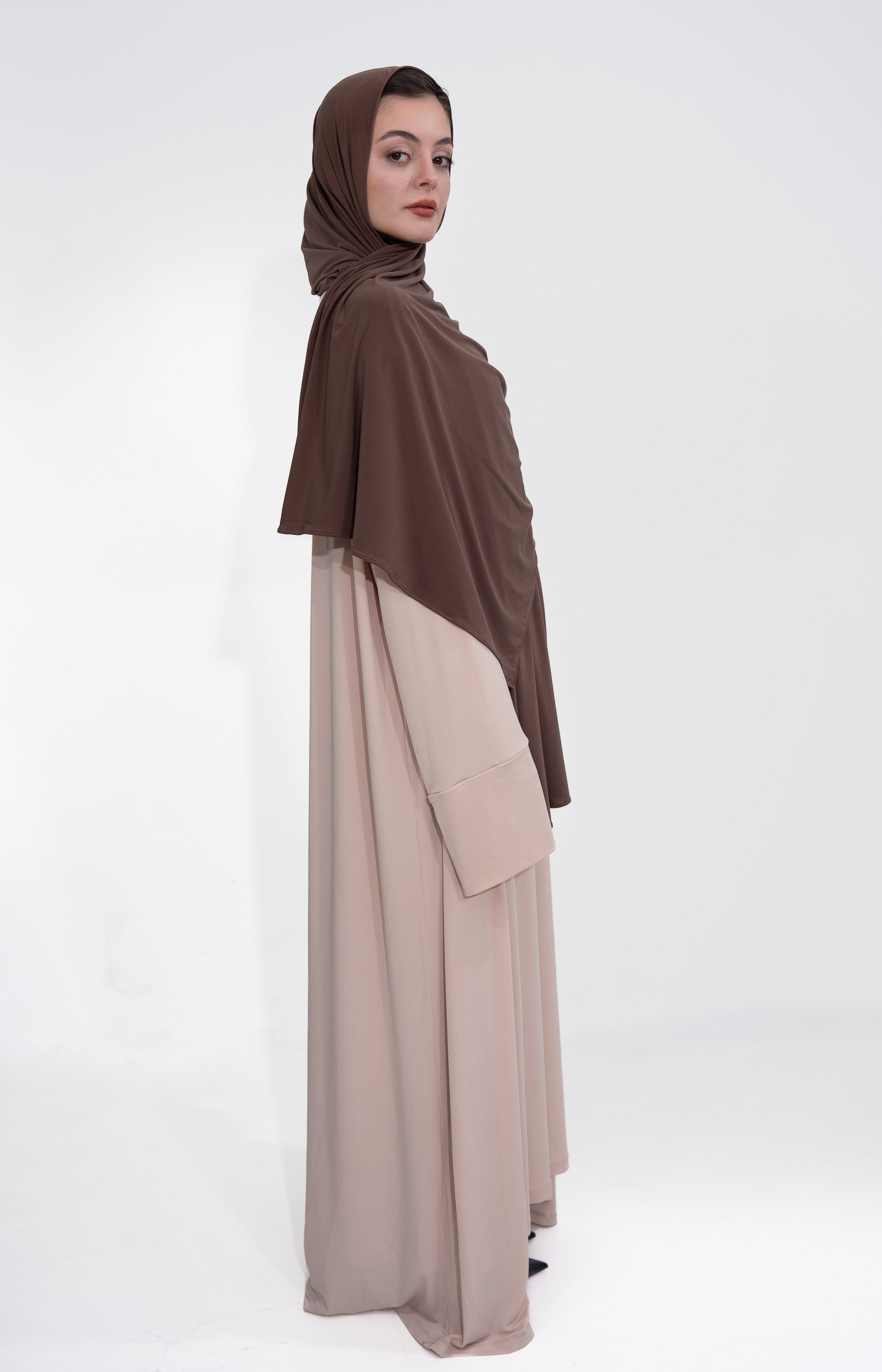 Hijab Kaftan - Charcoal Black