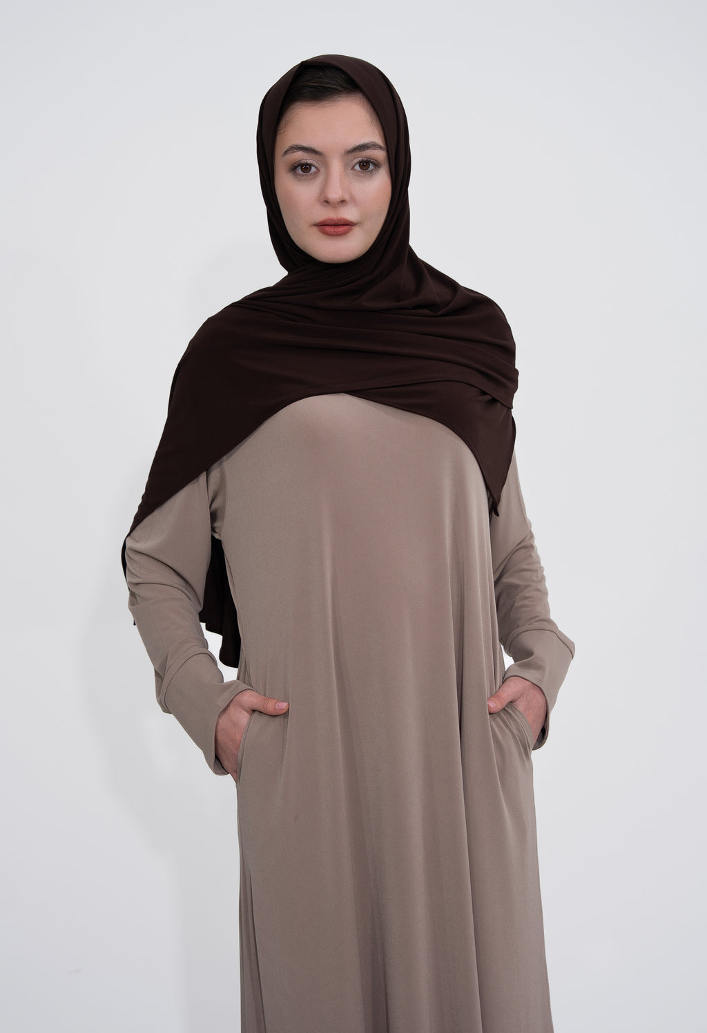 Hijab Kaftan - Charcoal Black