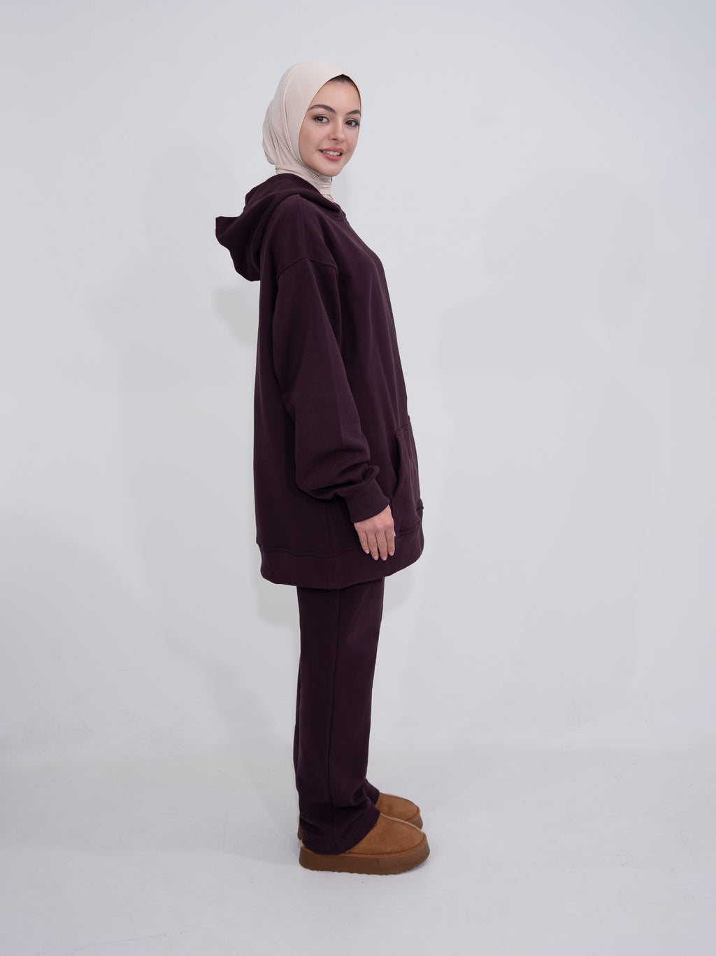 Tracksuit Set - Deep Plum