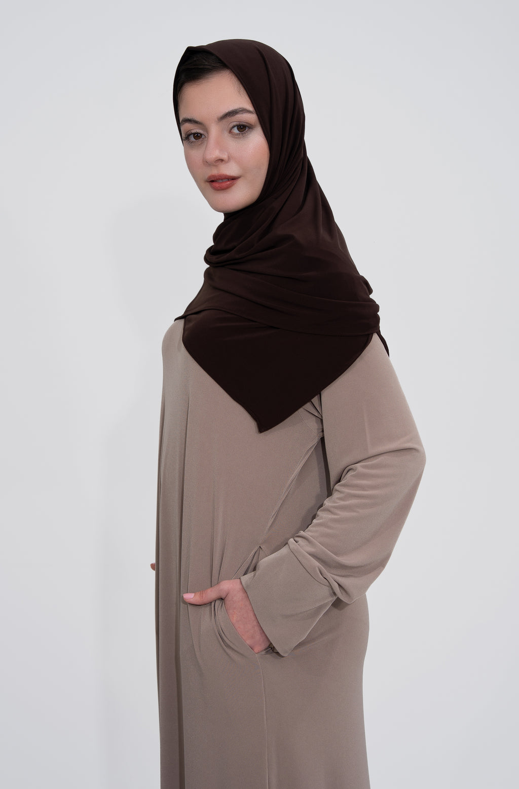 Hijab Kaftan - Charcoal Black