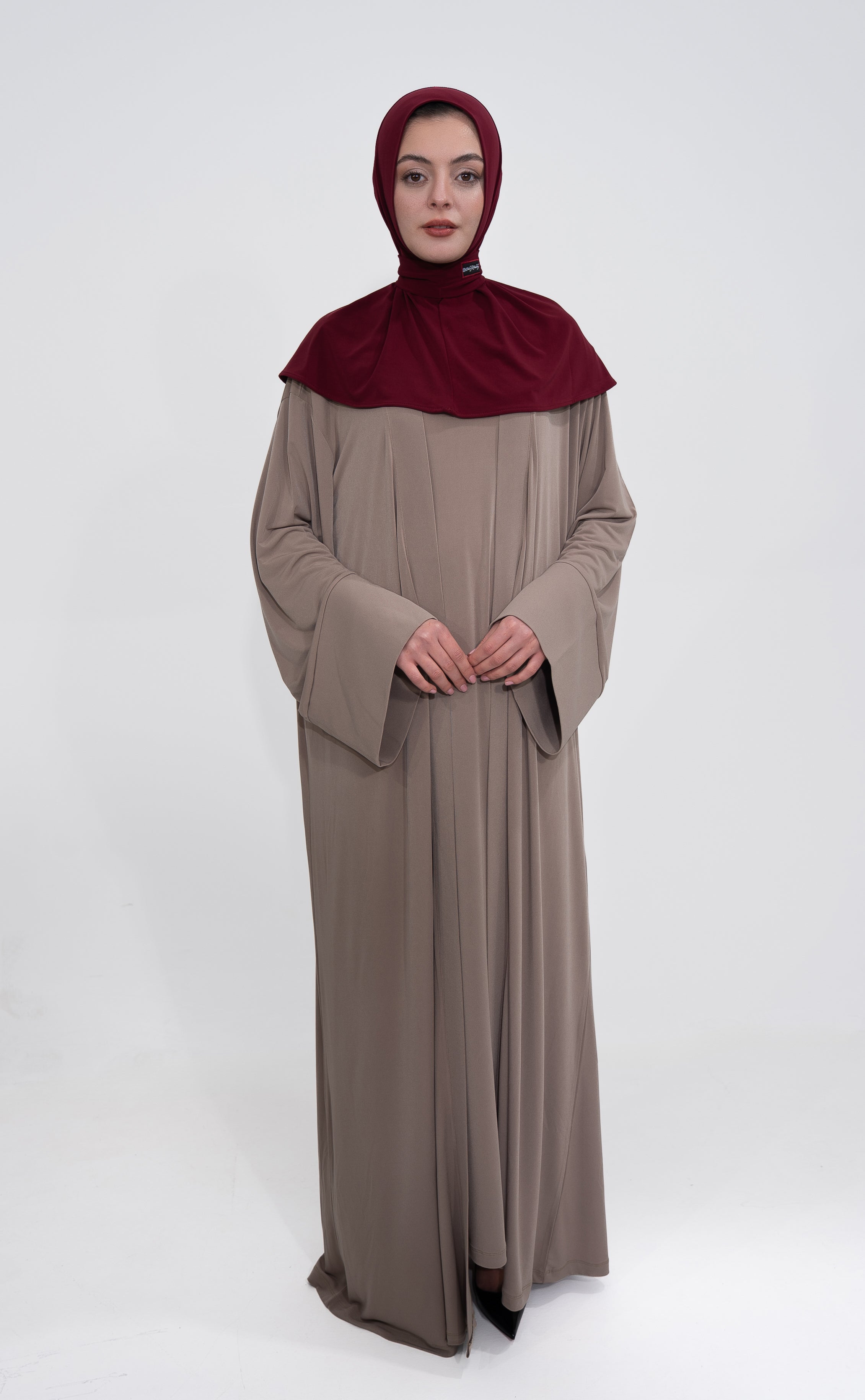 Hijab Kaftan - Charcoal Black